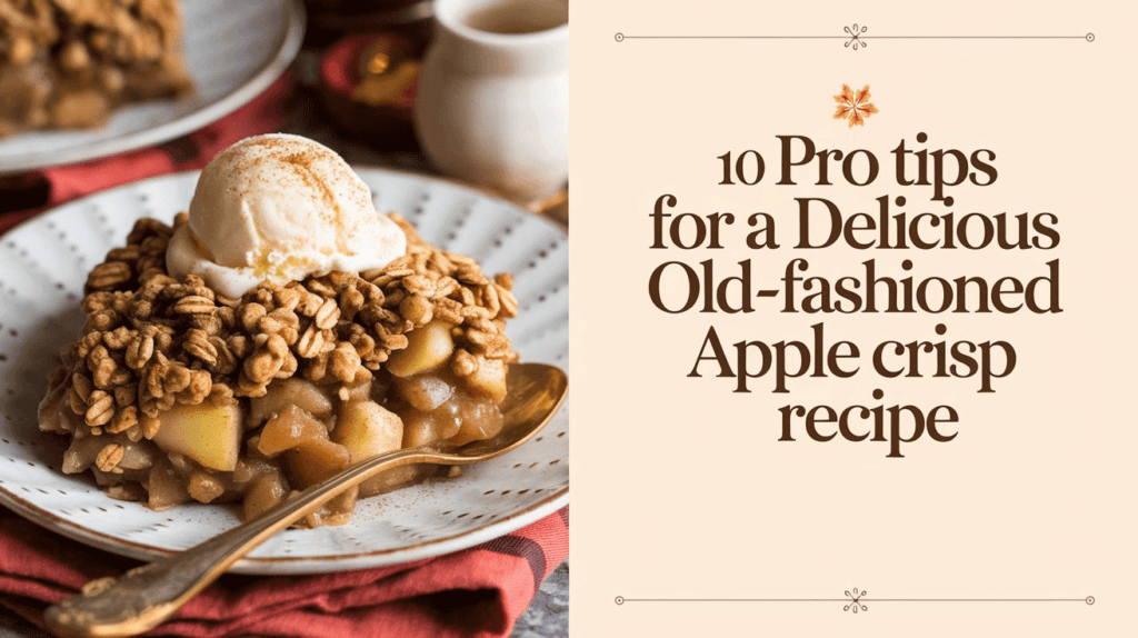 Old-Fashioned Apple Crisp
