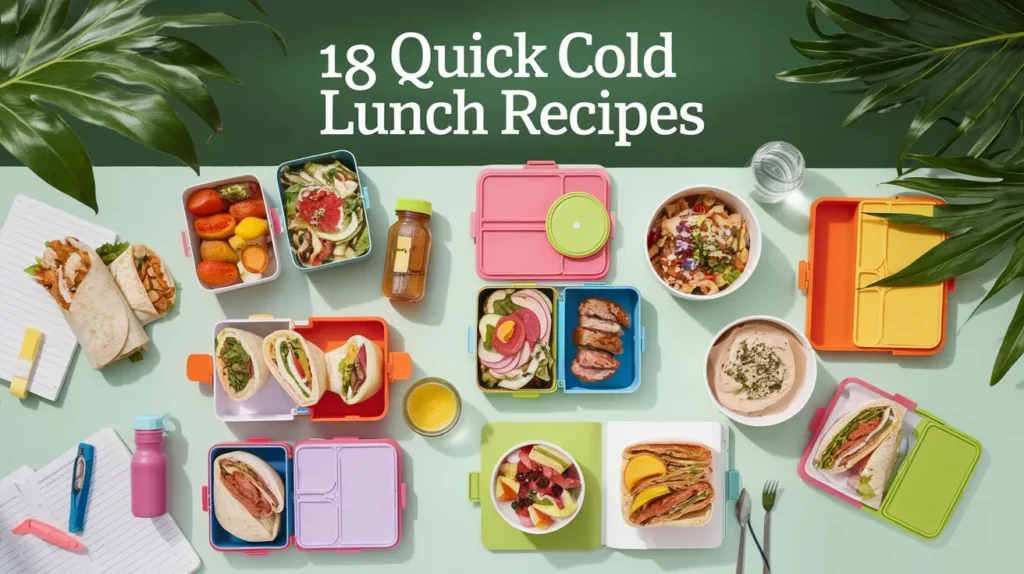 18 Quick Cold Lunch Recipes Perfect for Kids, Adults and Work