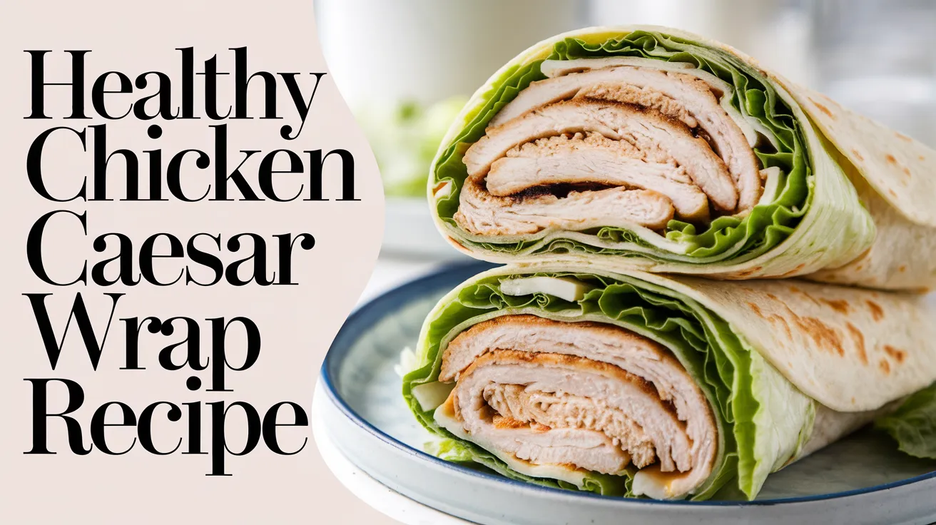 Healthy Chicken Caesar Wrap Recipe for post 2