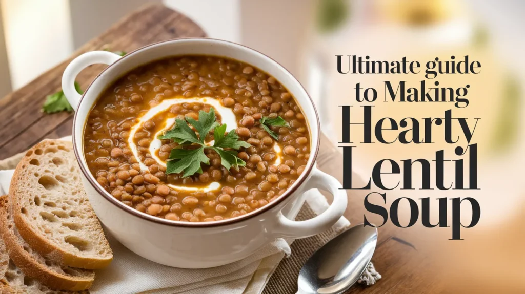 Hearty Lentil Soup recipe