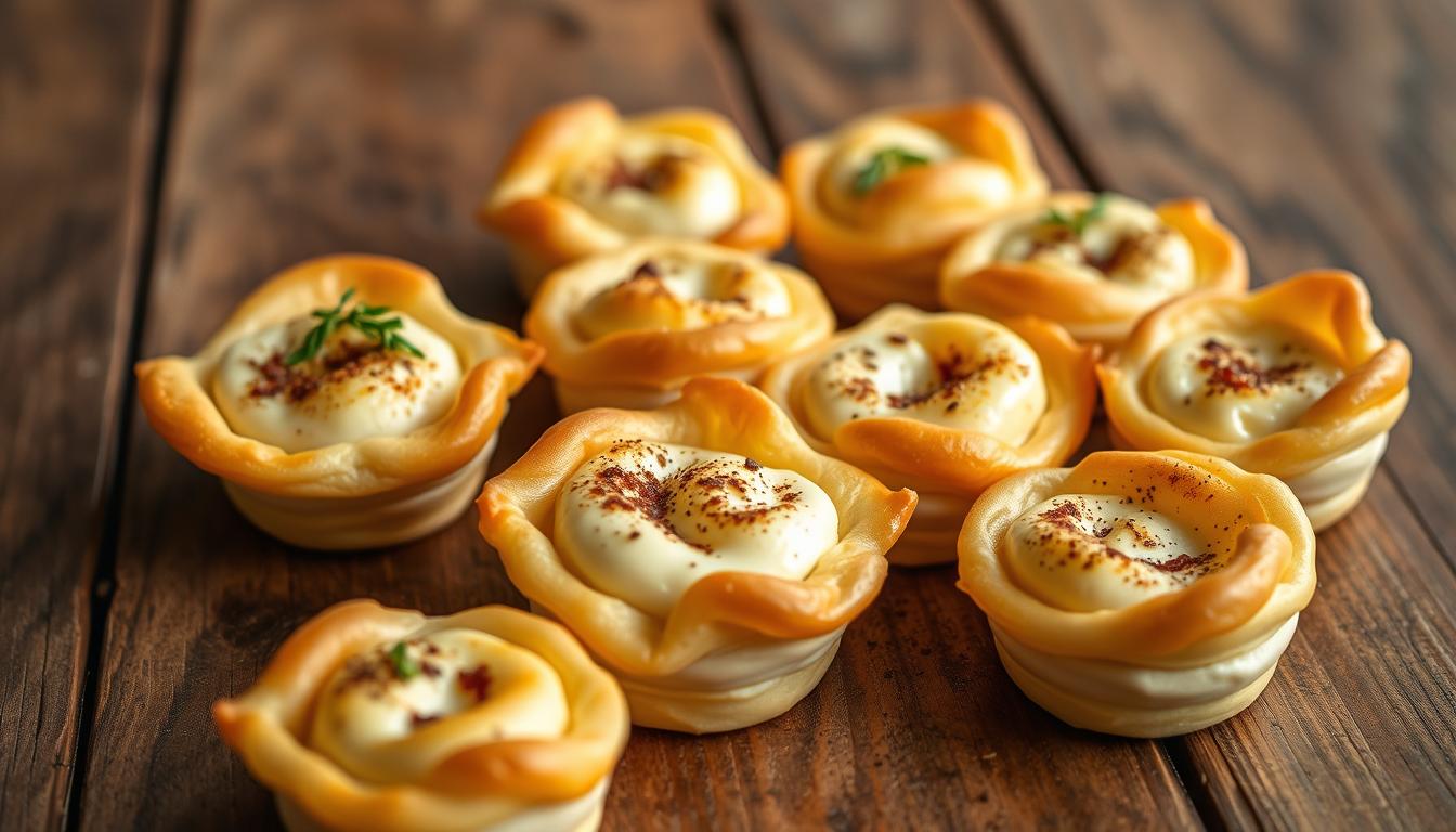 Easy Cream Cheese Puff Pastry Bites